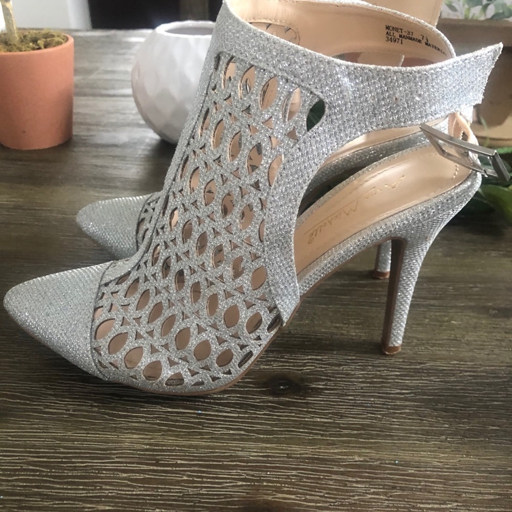 Sparkly Silver Dress Shoes